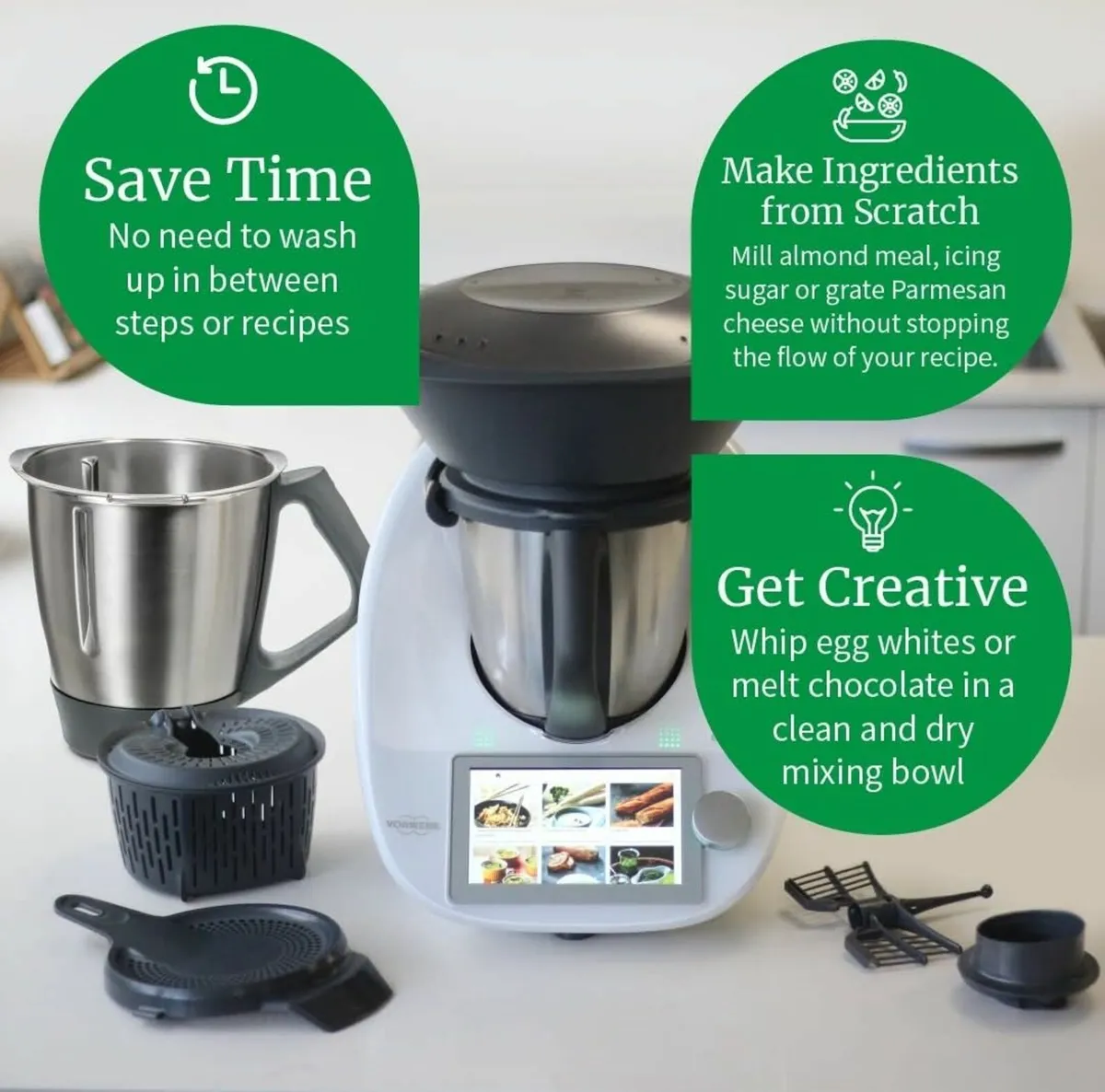 Thermomix TM6 Second Hand +New Second Bowl - Image 2