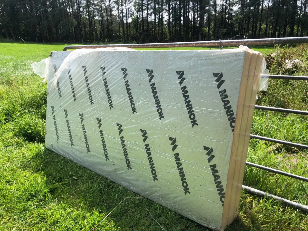 Three 4” Insulation sheets - Image 1