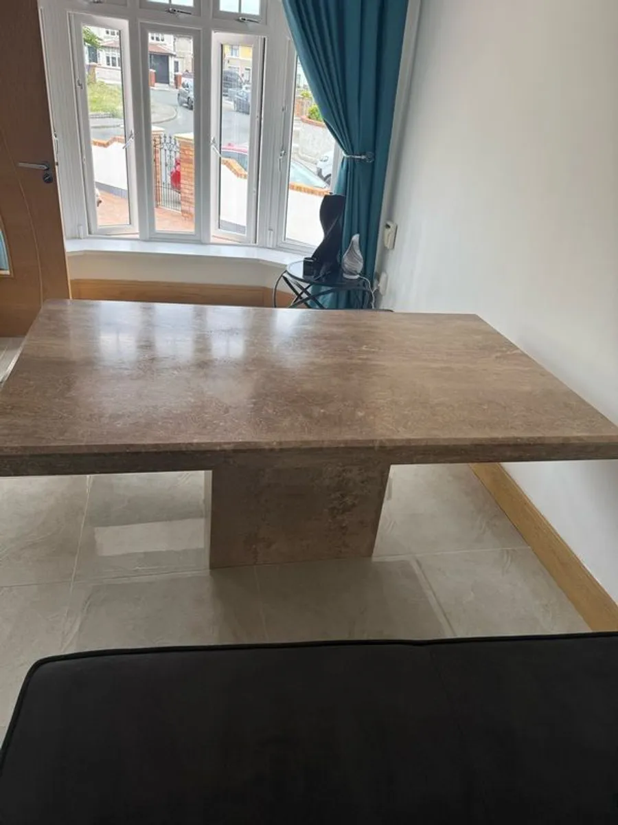 marble dining table - Image 1
