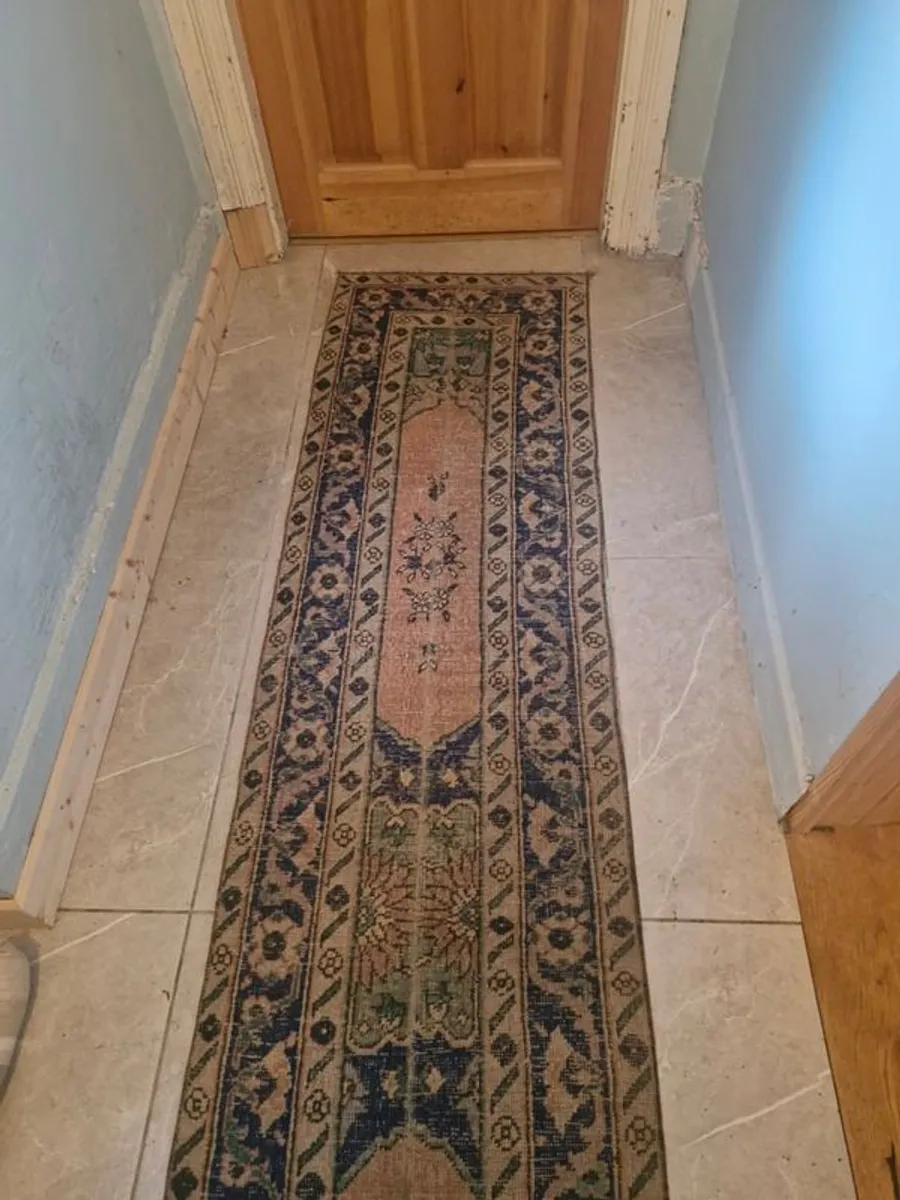 Vintage Turkish Rug Runner - Image 3