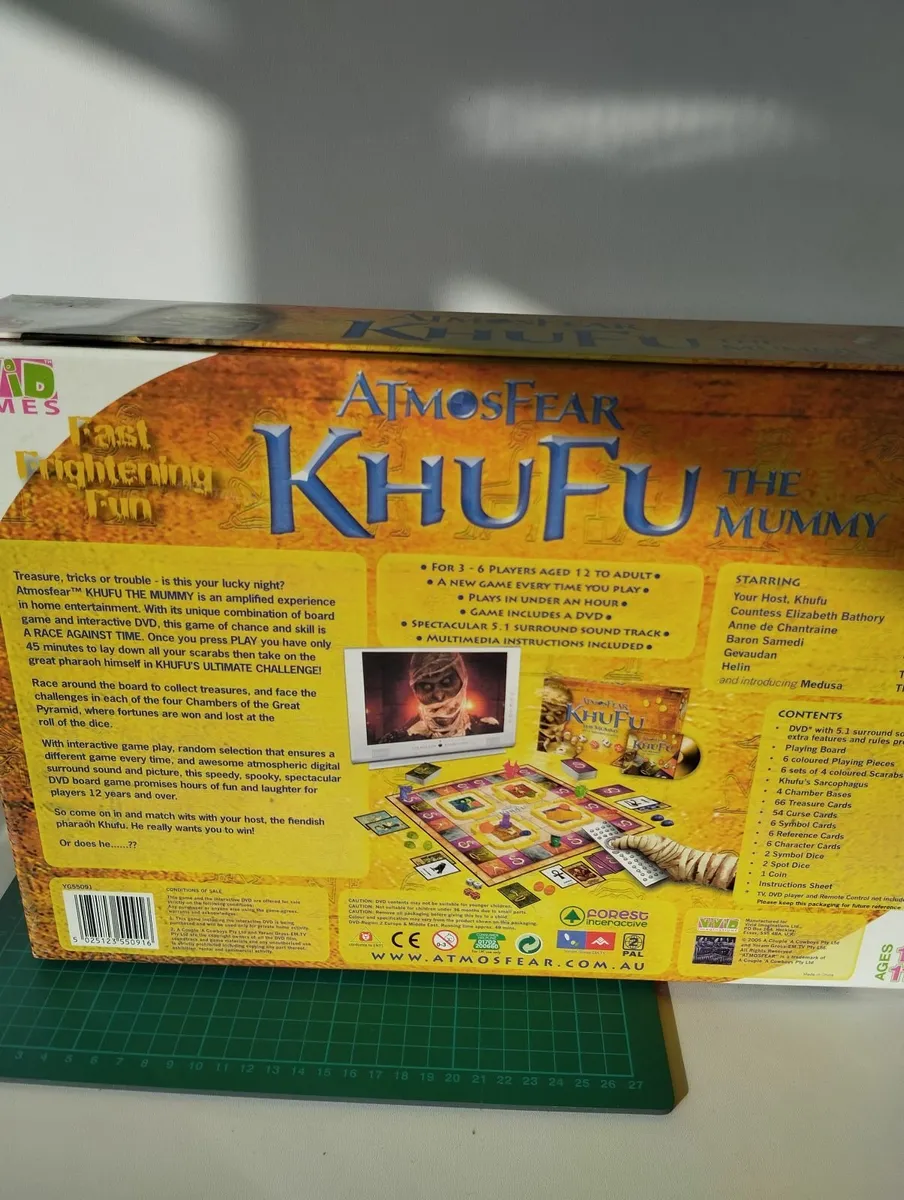 AtmosFear Khufu The Mummy DVD Board Game - Image 4