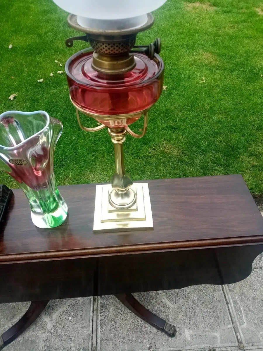 Victorian Oil Lamps etc - Image 2