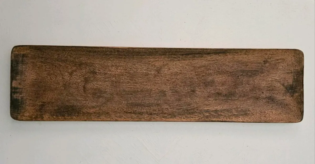 Rustic Rectangular Wooden Tray / Board - Image 1