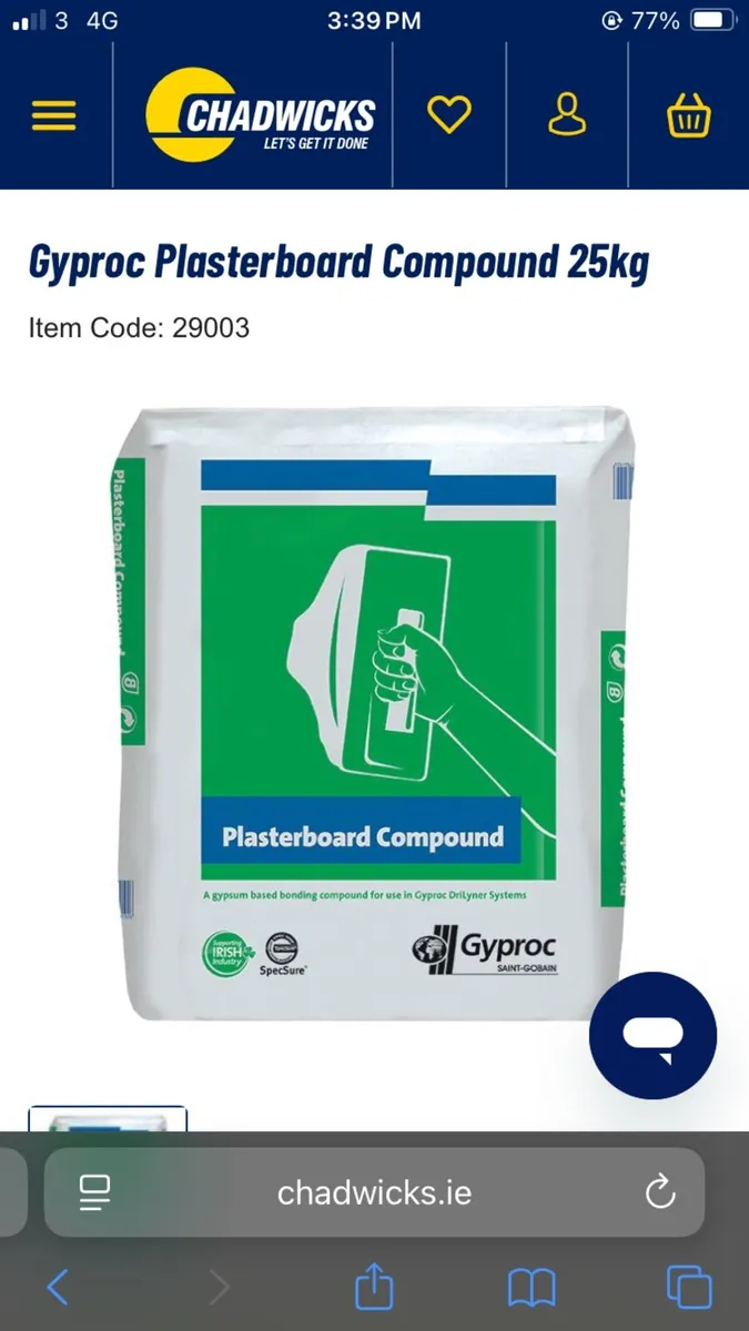 Free Plasterboard compound