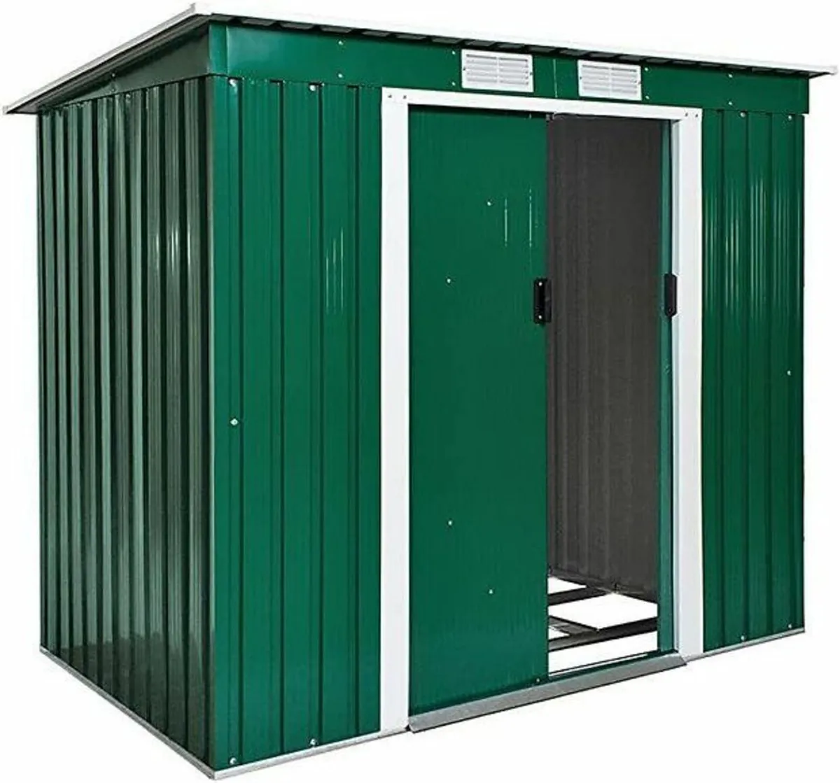 Metal Tool Shed with Base - Image 2