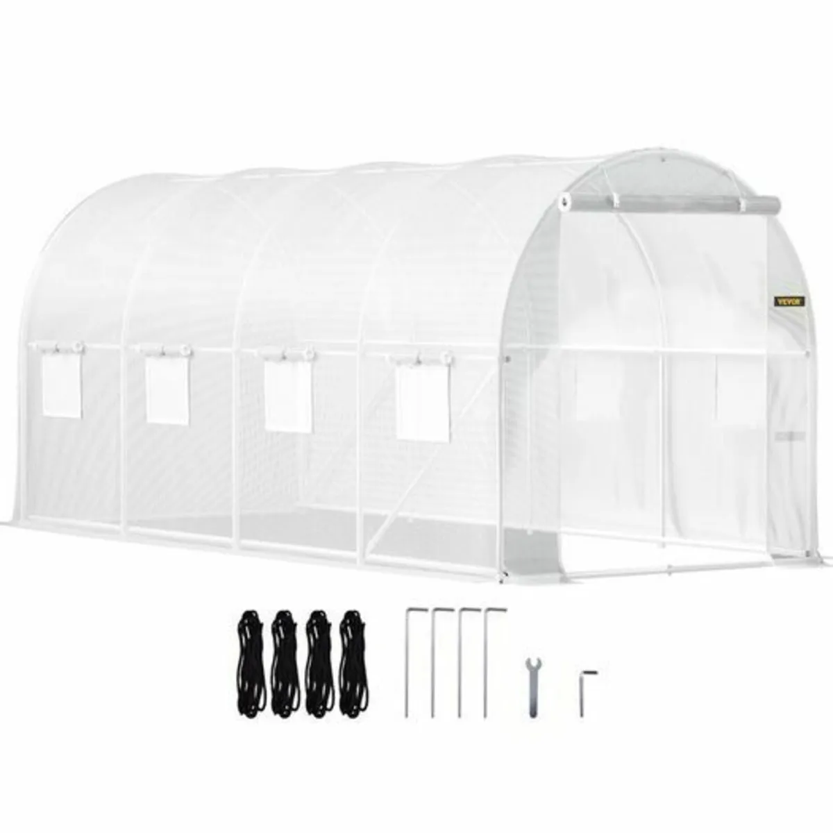 Walk-in Tunnel Greenhouse, 15 x 7 x 7 ft Portable - Image 1