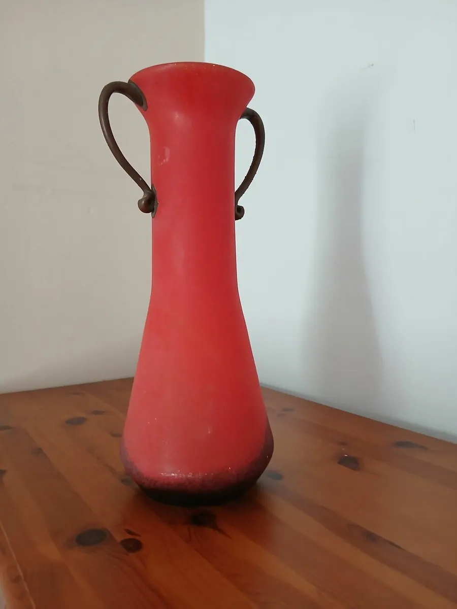 Beautiful antique glass vase by ,franz,signed cost - Image 4
