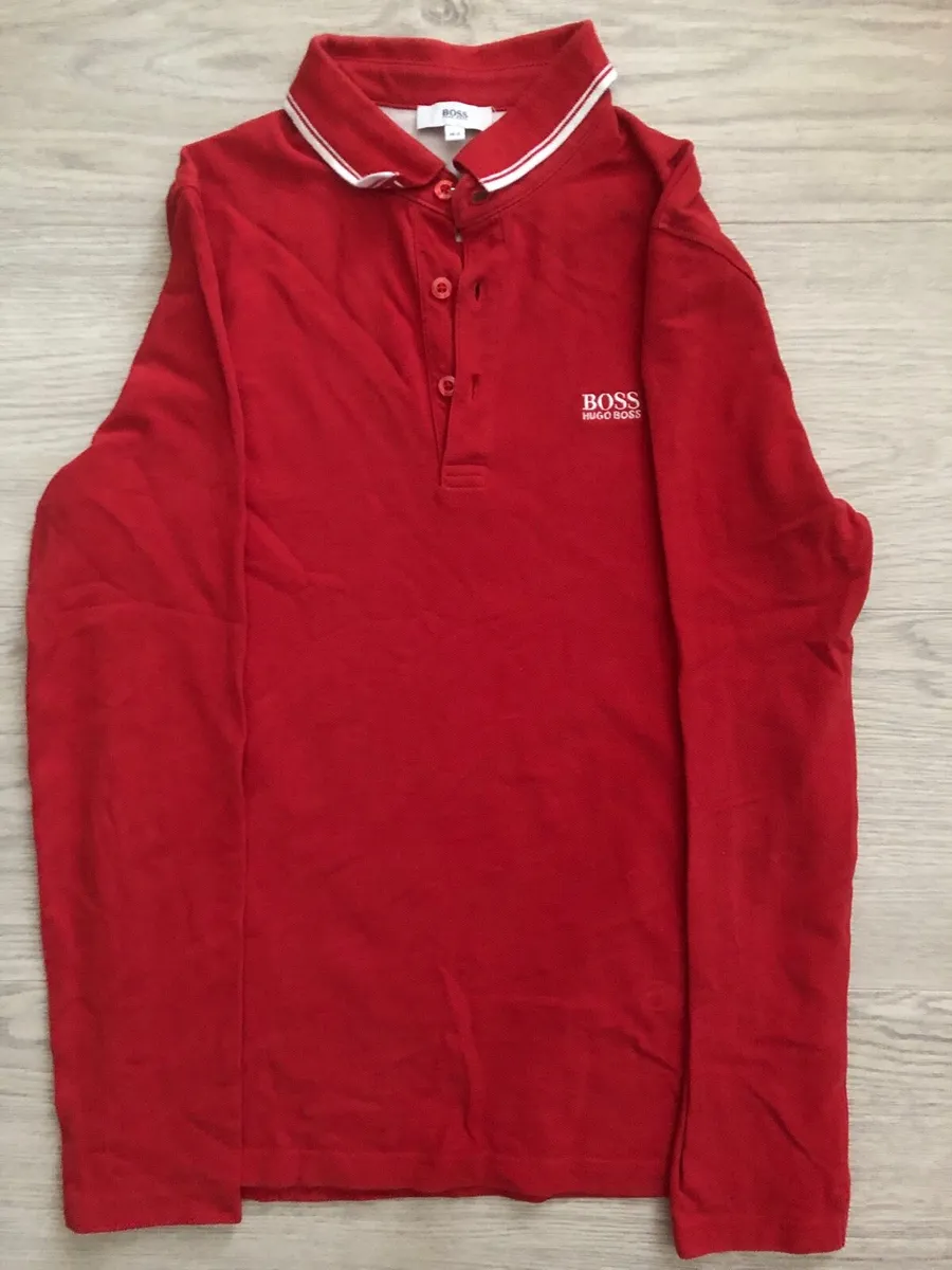 Kids Hugo Boss Long Sleeve T-Shirt - Image 1