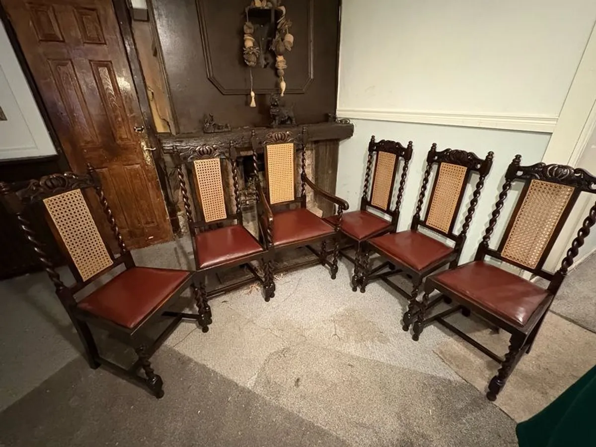 Antique Dining Chairs - Image 1