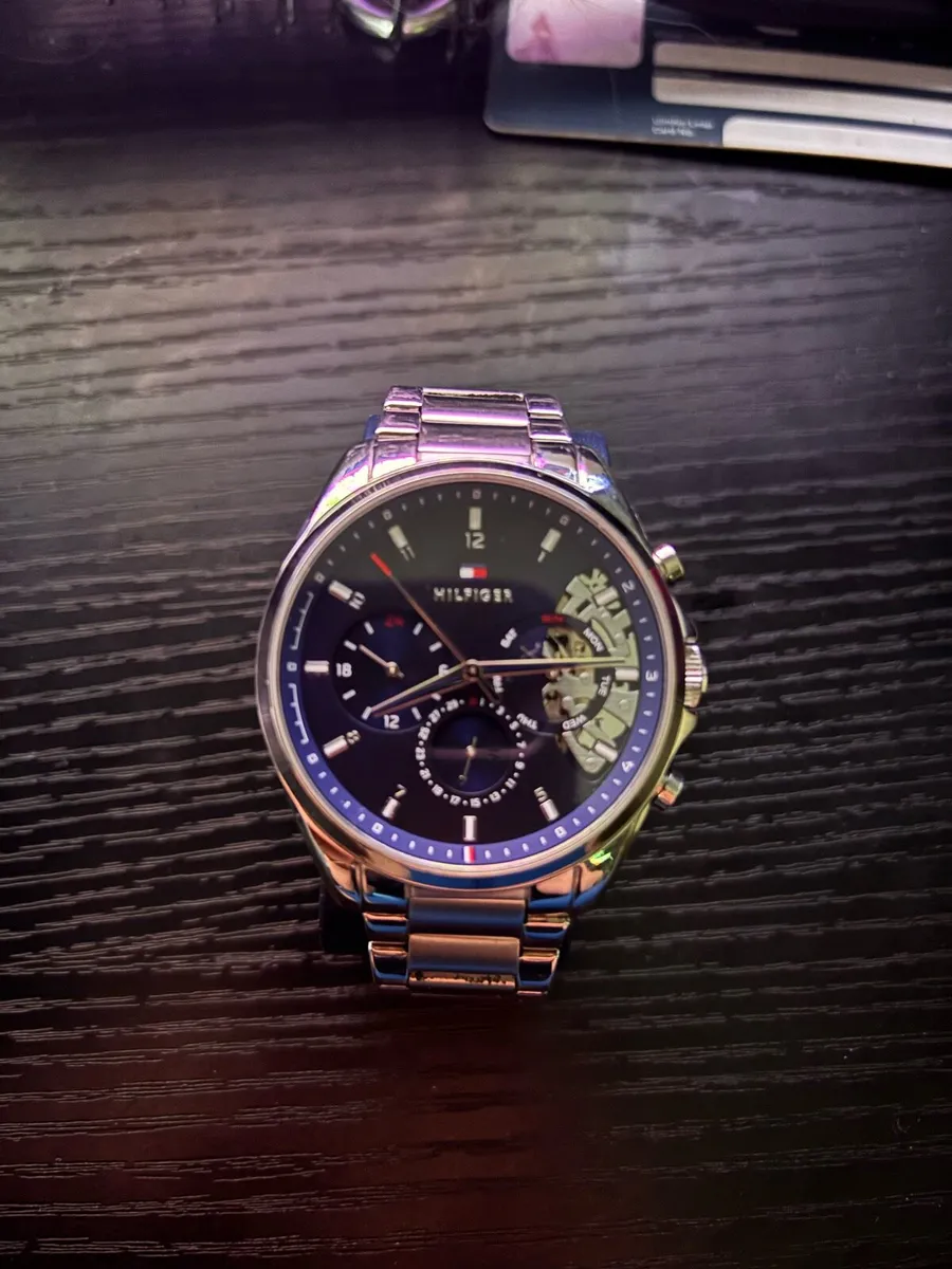 Tommy Hilfiger Blue Dial Watch - Image 1