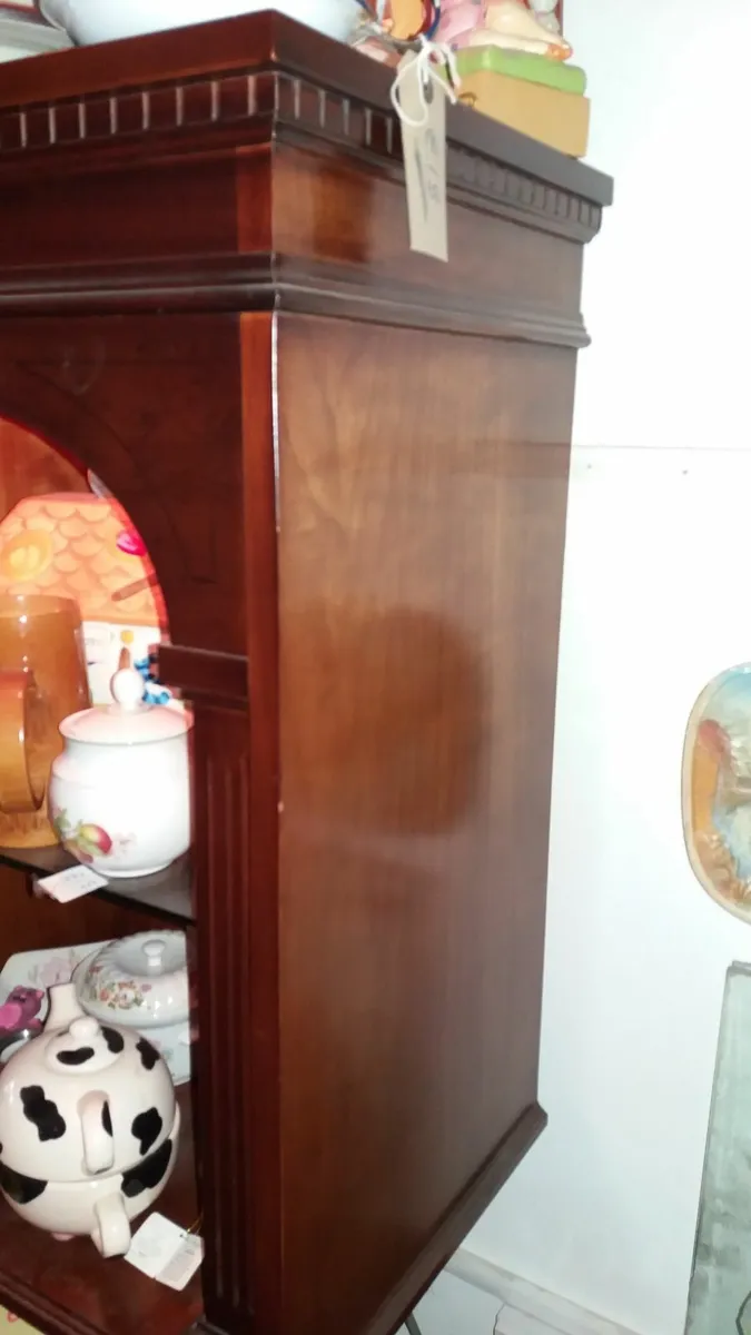 Top Section of Mahogany Display unit - Image 2