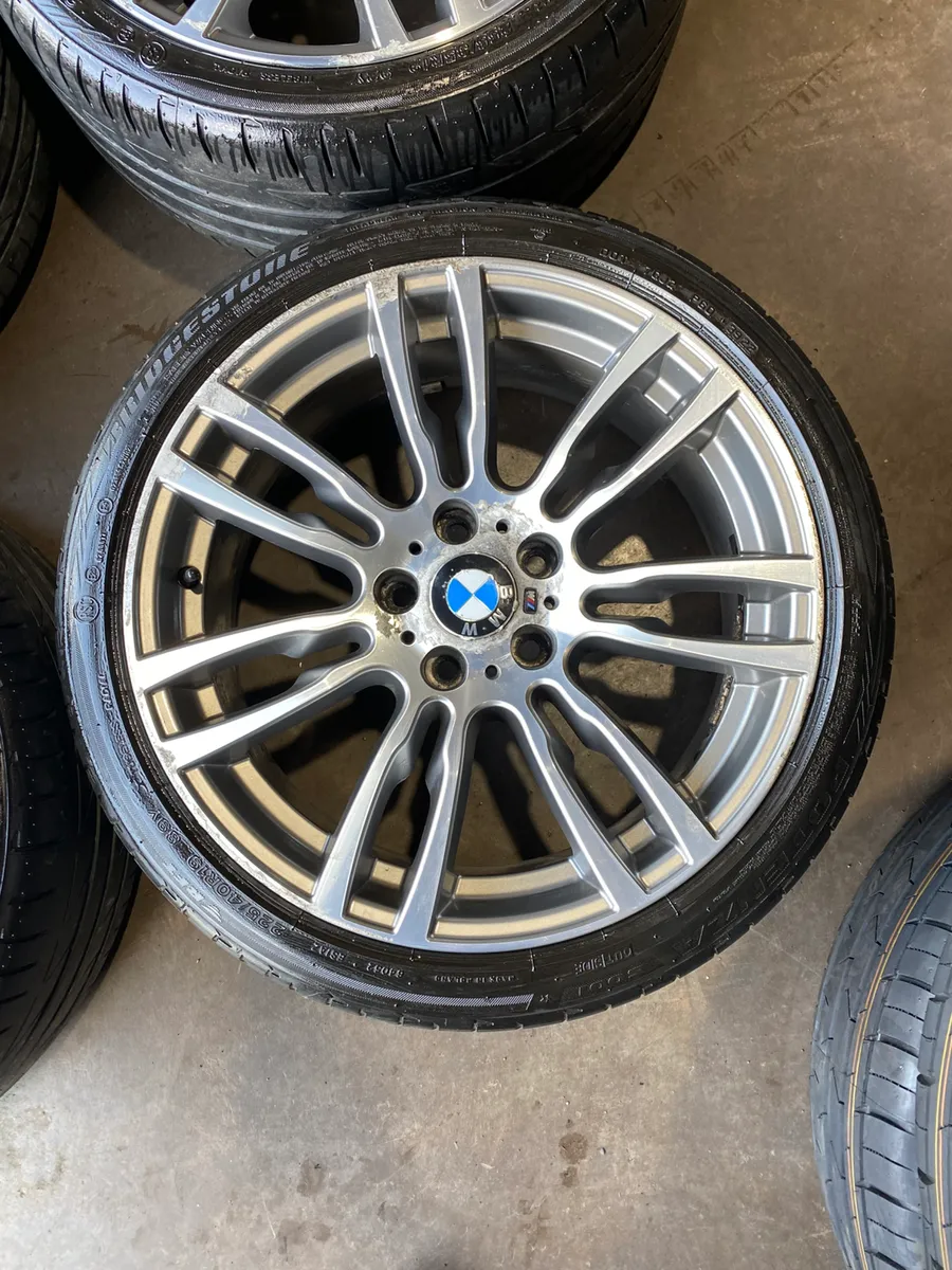 19inch BMW F30 F36 alloy wheels and tyres - Image 2