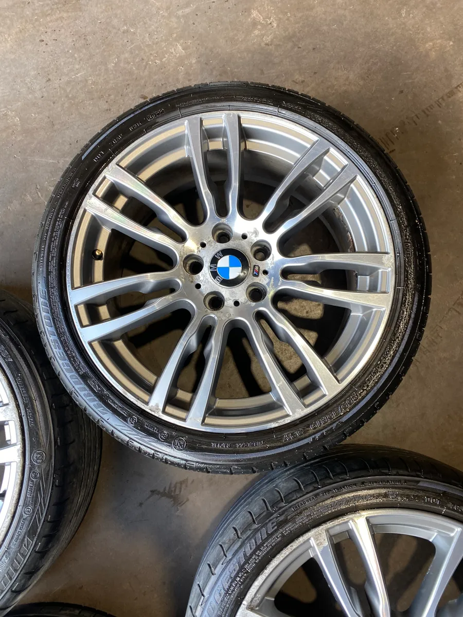 19inch BMW F30 F36 alloy wheels and tyres - Image 3