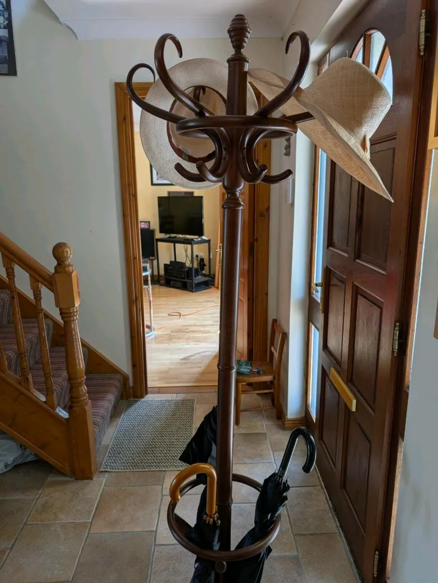 Superior solid wood coat stand - Image 2