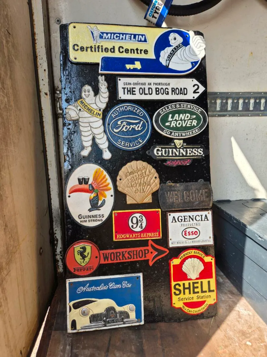 Cast iron  sign - Image 2