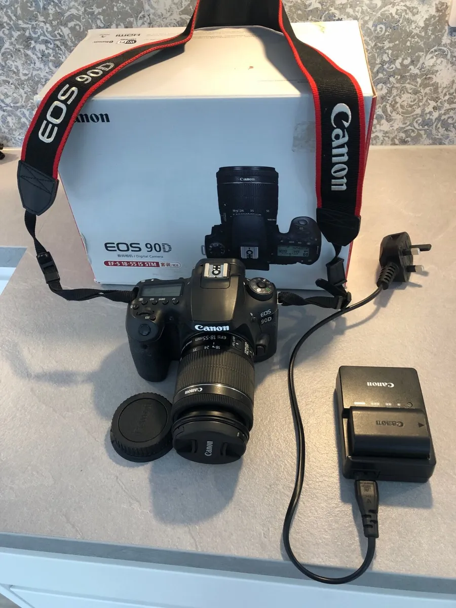 Canon 90D Camera & Lens - Image 1