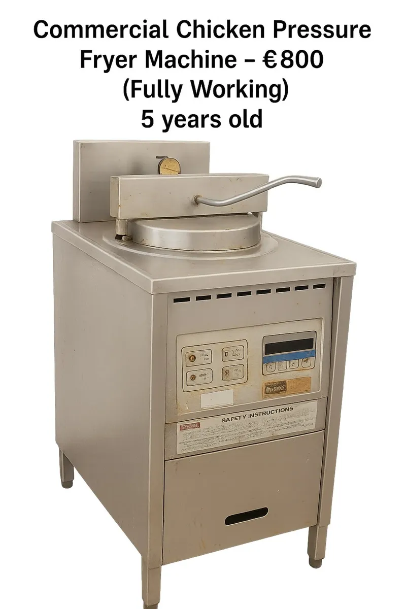 Commercial Chicken Pressure Fryer Machine, fridge - Image 1