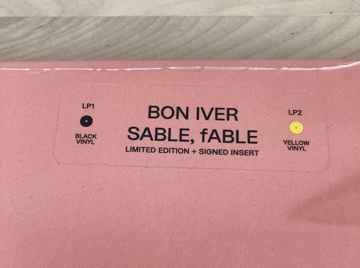 Bon Iver - Sable, Fable Vinyl w/ Signed Insert - Image 4