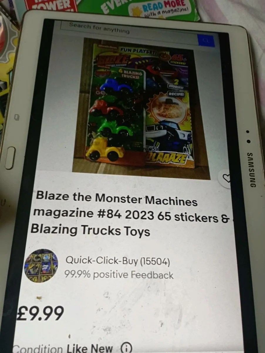 BLAZE THE MONSTER MACHINE MAGAZINE #84 2023. - Image 2
