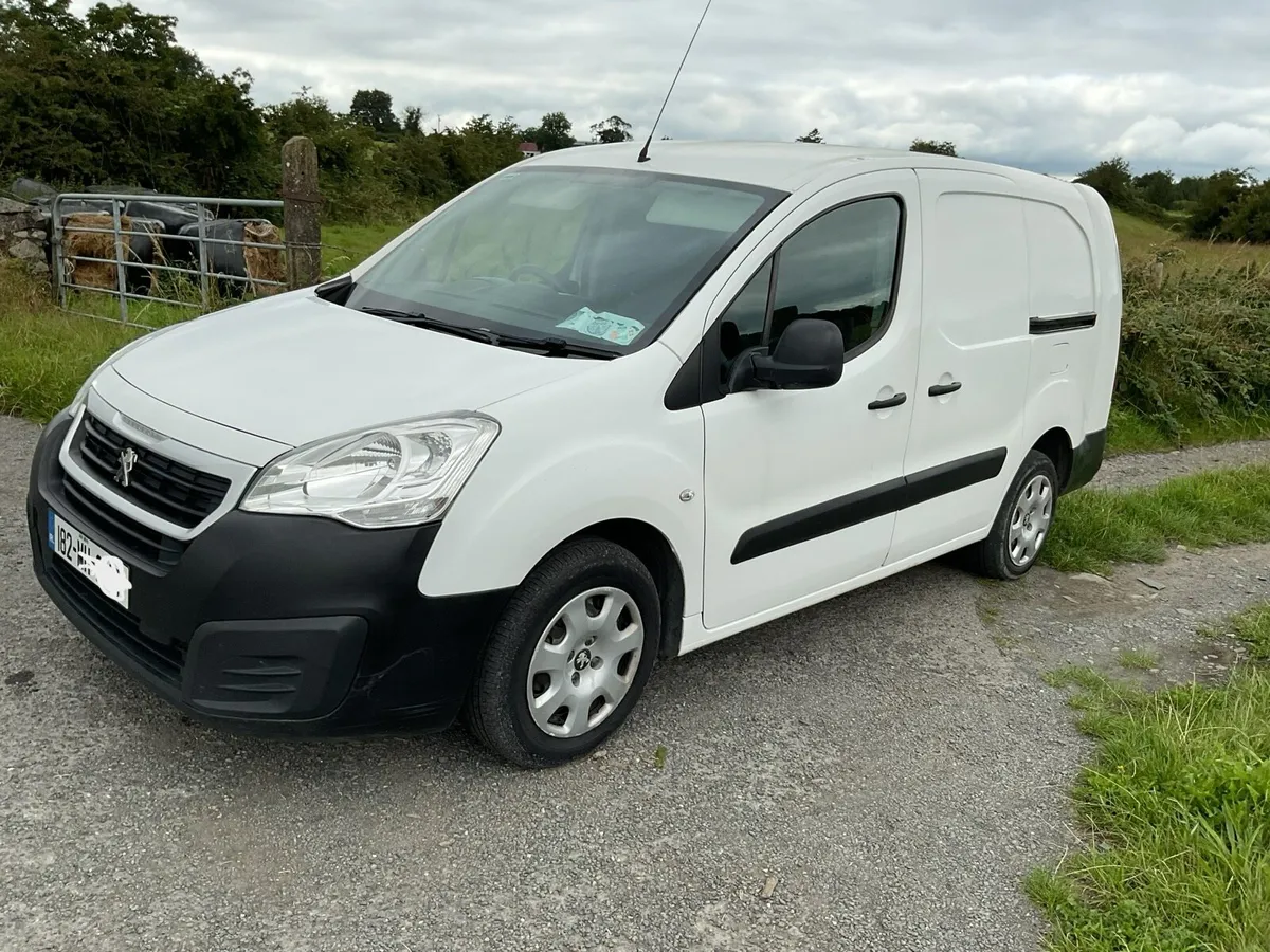 2018 Peugeot partner van - Image 1