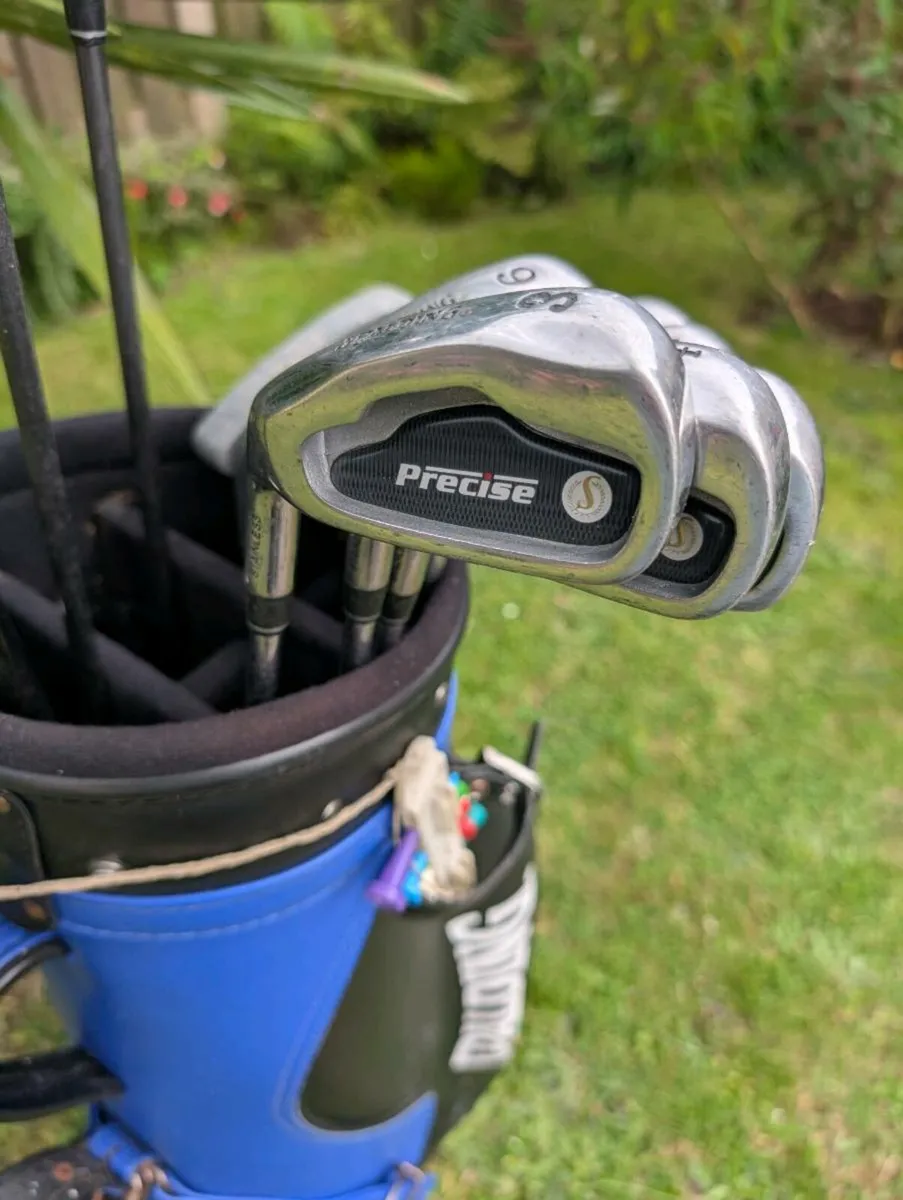 Spalding Left handed Golf clubs & spalding bag - Image 4