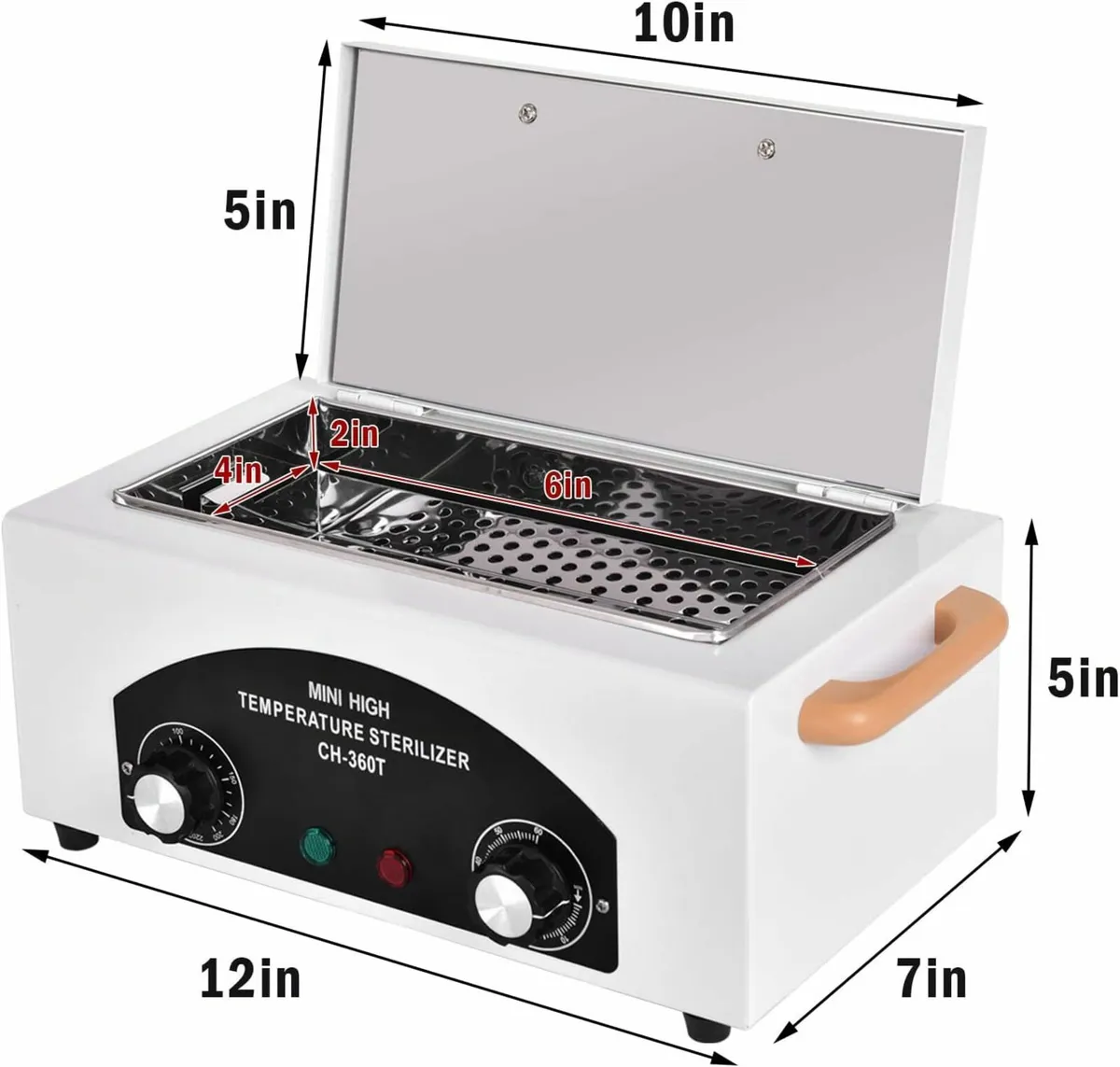 Heat Sterilizer with Timer Manicure Pedicure SPA - Image 2