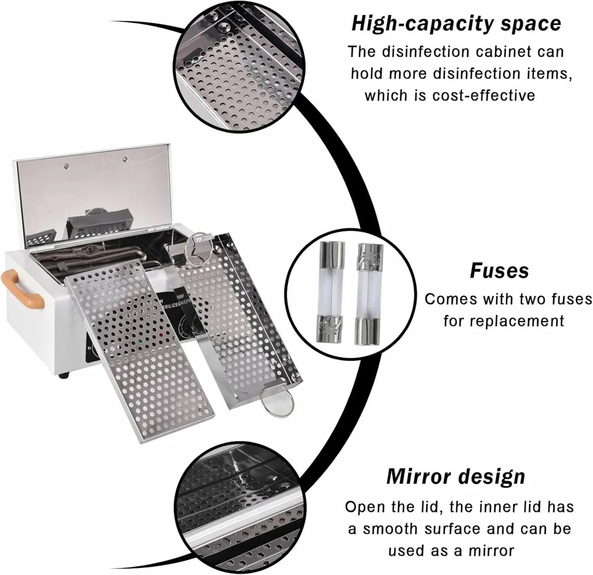 Heat Sterilizer with Timer Manicure Pedicure SPA - Image 4