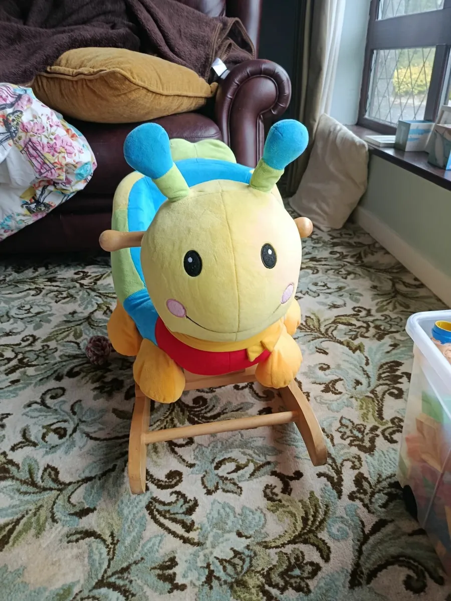 Wooden Baby Rocking Animal Caterpillar - Image 1