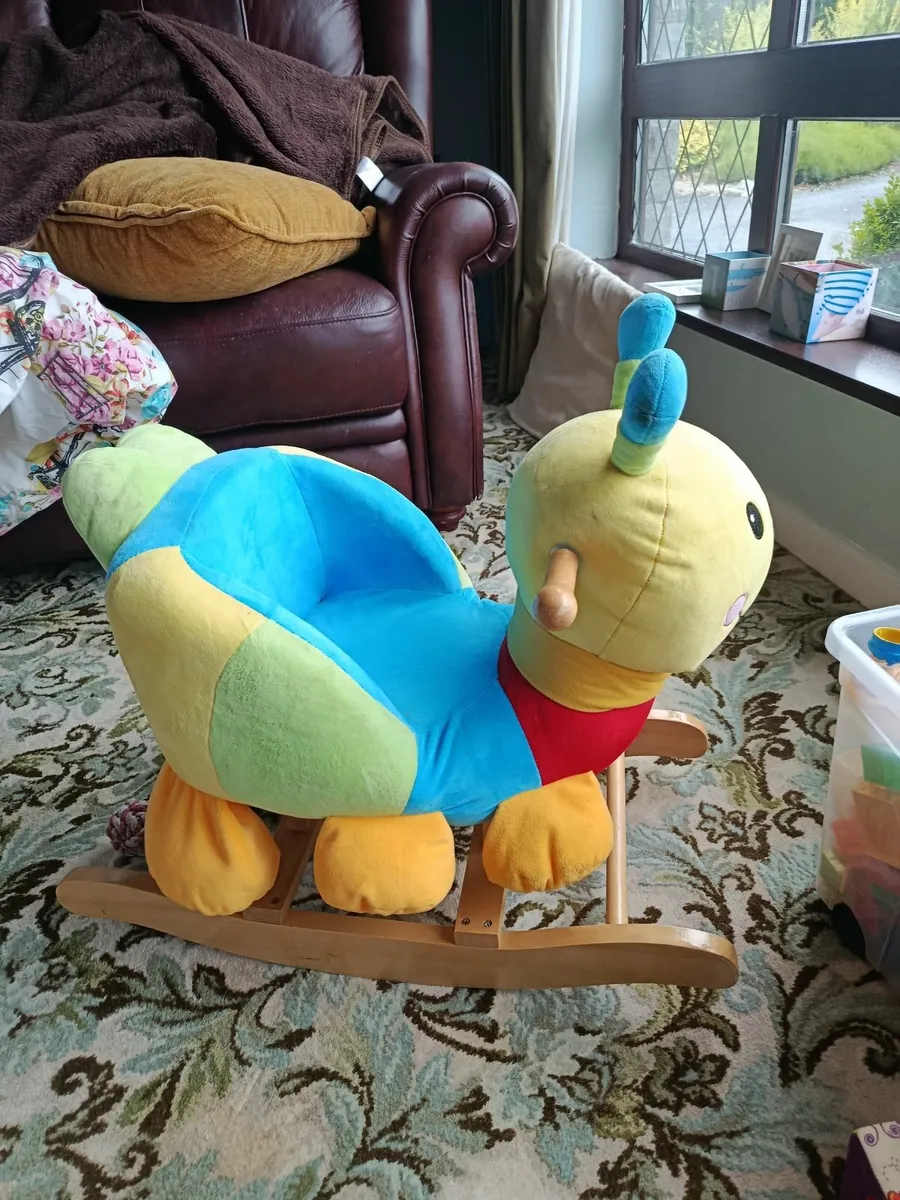 Wooden Baby Rocking Animal Caterpillar - Image 2