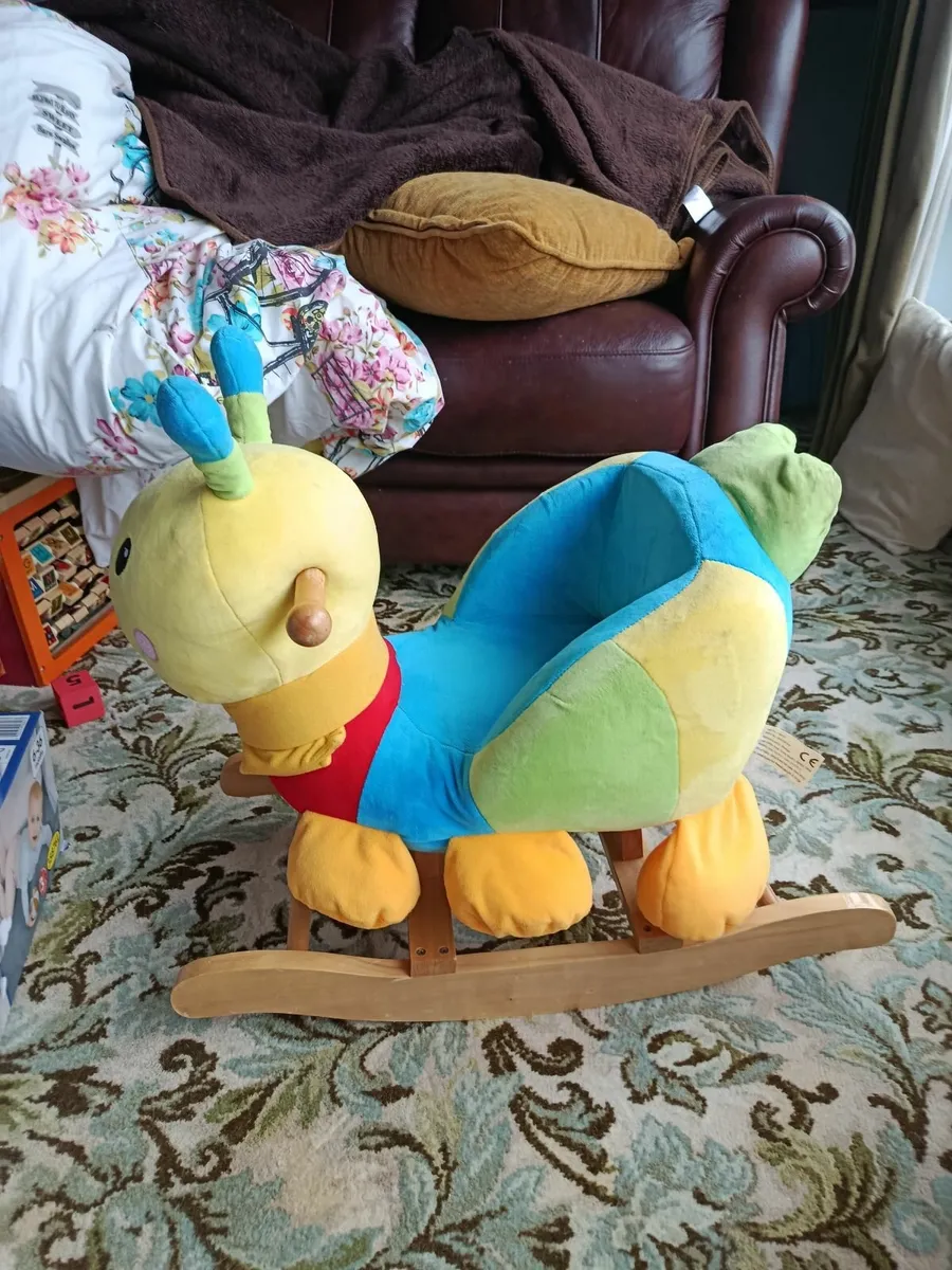 Wooden Baby Rocking Animal Caterpillar - Image 4