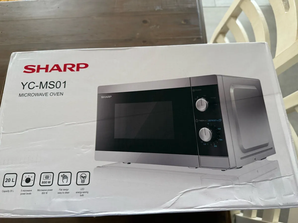 Sharp Microwave (new, box unopened) - Image 1