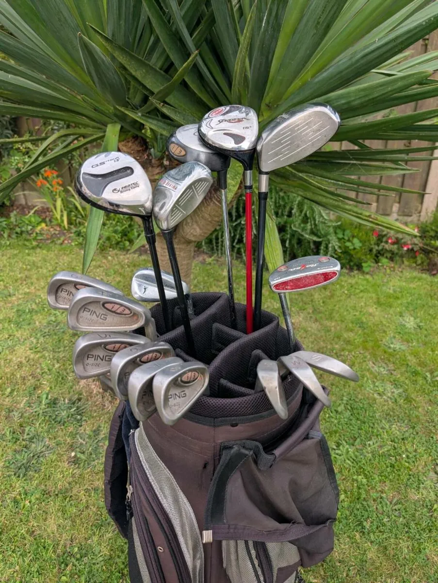 Ping & taylormade Golf clubs set read add - Image 2
