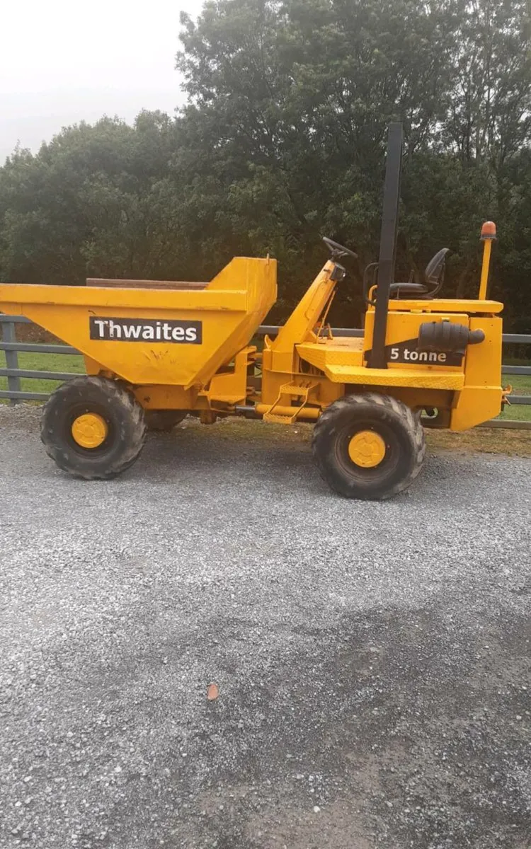Thwaites 5 ton dumper - Image 1