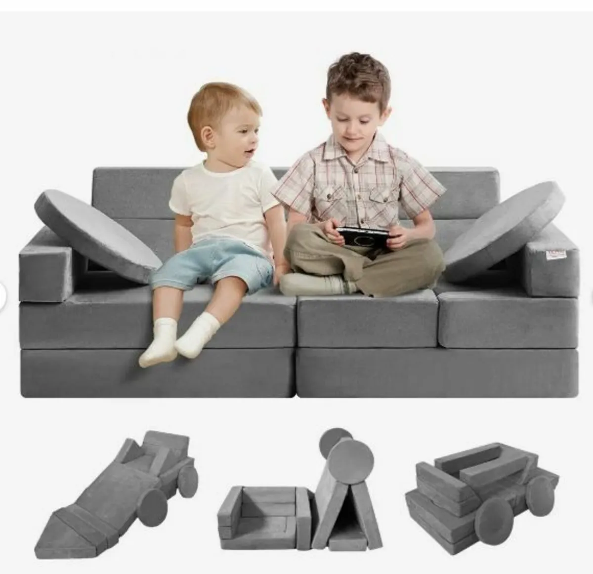 Play Couch, 15pcs Modular Kids - Image 1