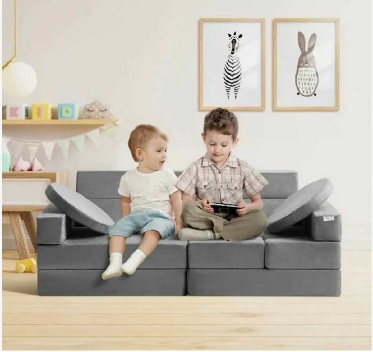Play Couch, 15pcs Modular Kids - Image 4