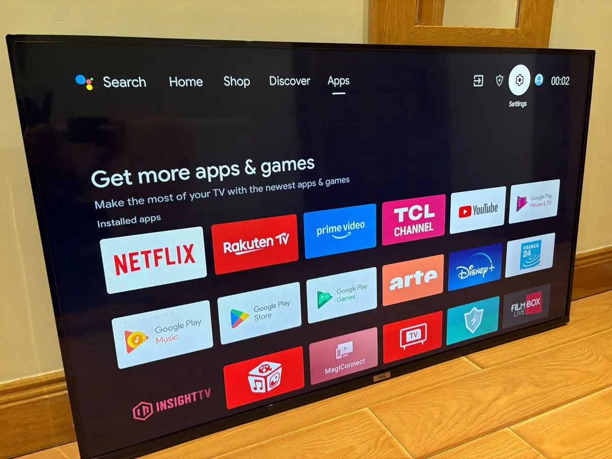 55 Inch 4k Ultra HD HDR Smart TV - Image 1