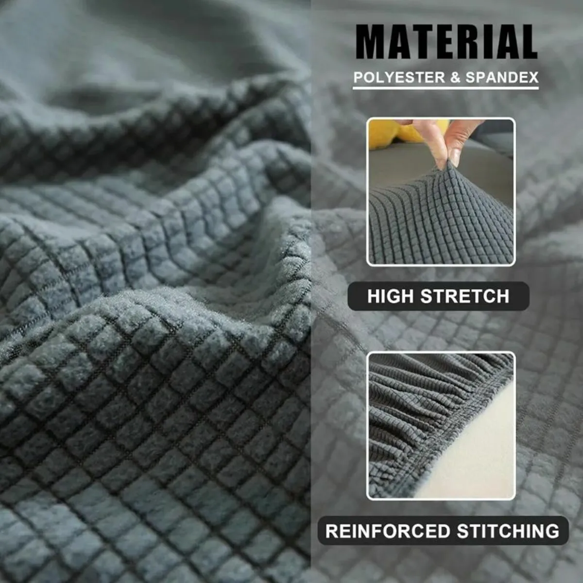 Caravan seat covers x 5 - Image 3