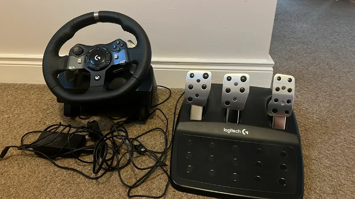 XBox Logitech G29 Steering Wheel and Pedals - Image 3