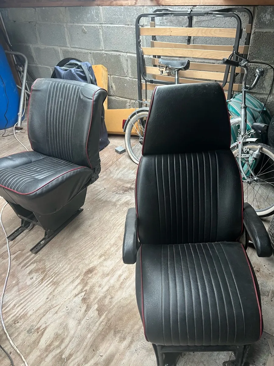 Old transit reupholstered seats - Image 1