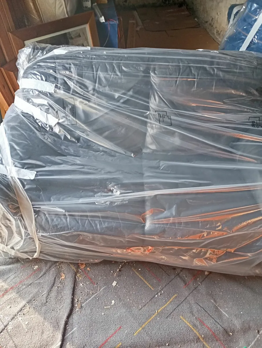 Small leather sofa