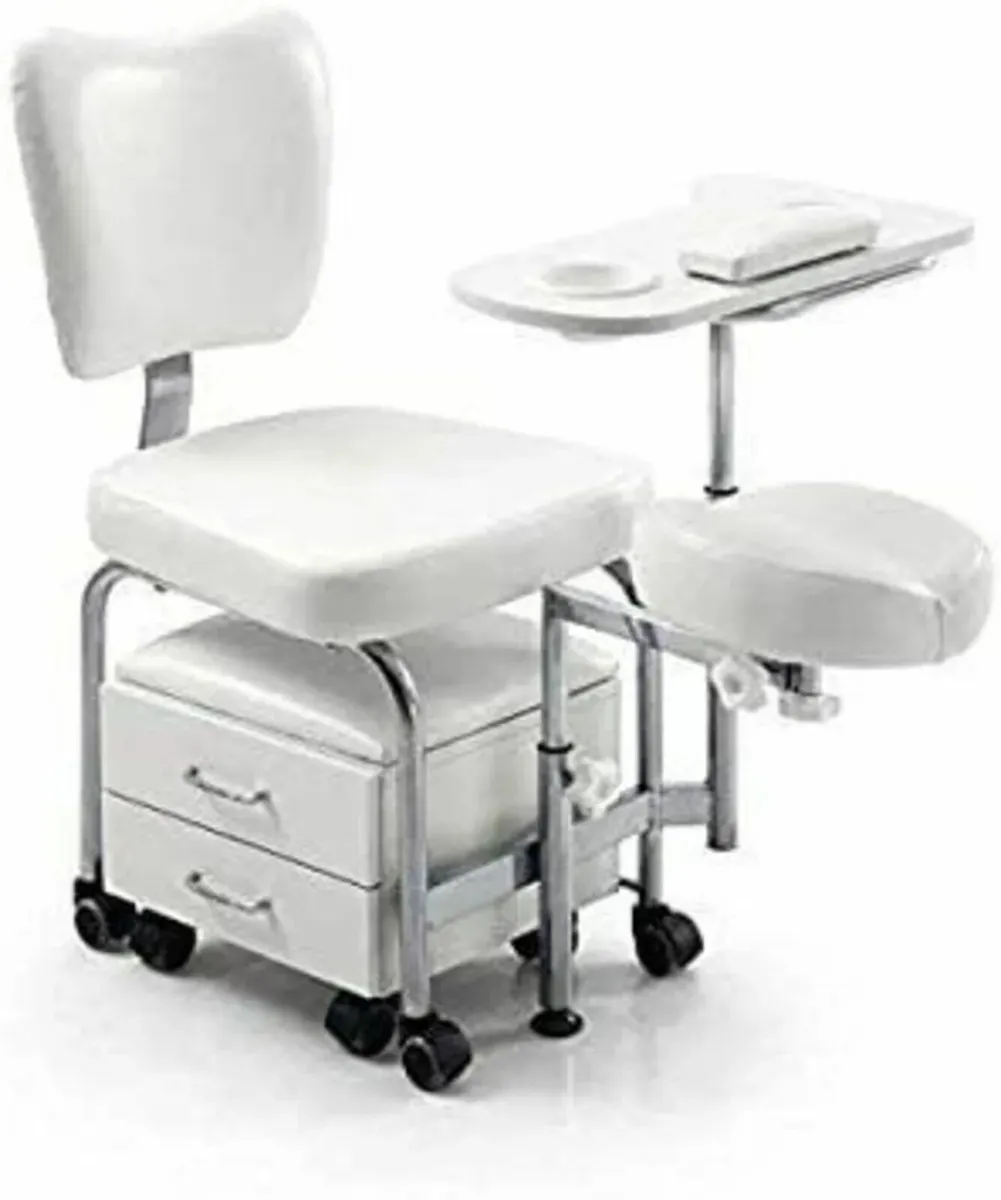 Manicure Pedicure Station Chair Table Drawers - Image 3