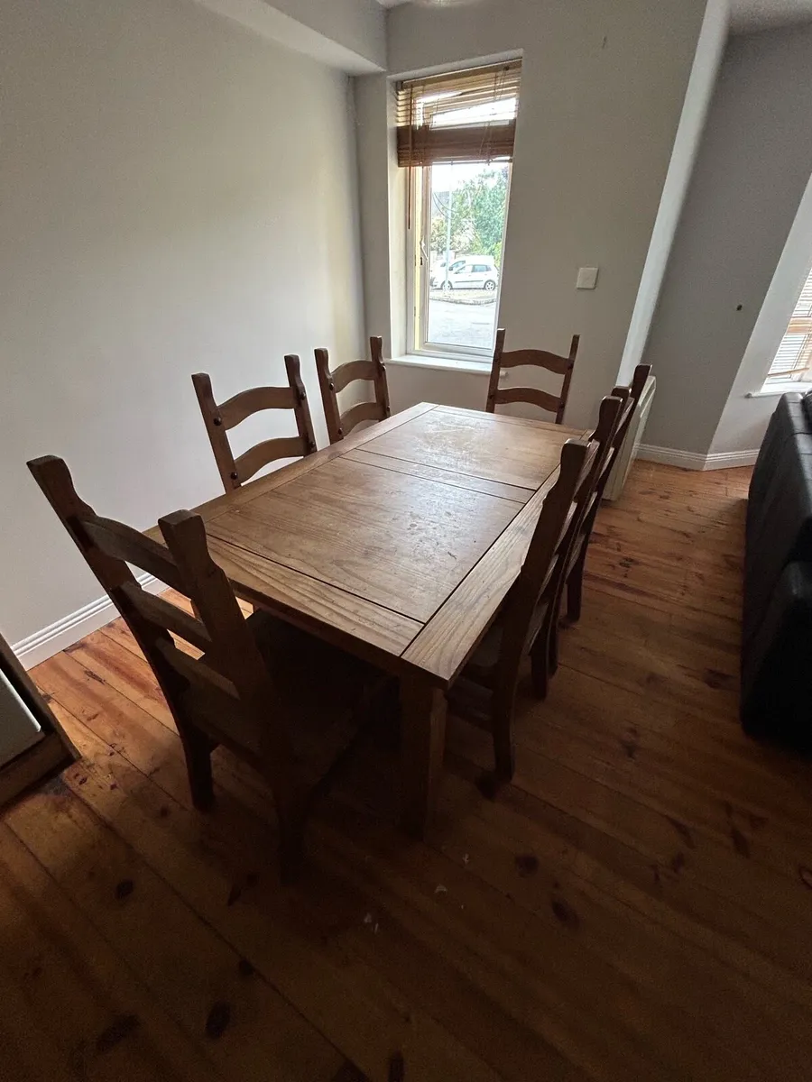 Kitchen Table & 6 chairs - Image 2