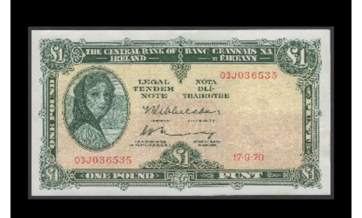 Consecutive Lady Lavery bank notes - Image 2