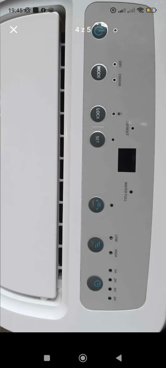 Dehumidifier – 20L, White** - Image 2