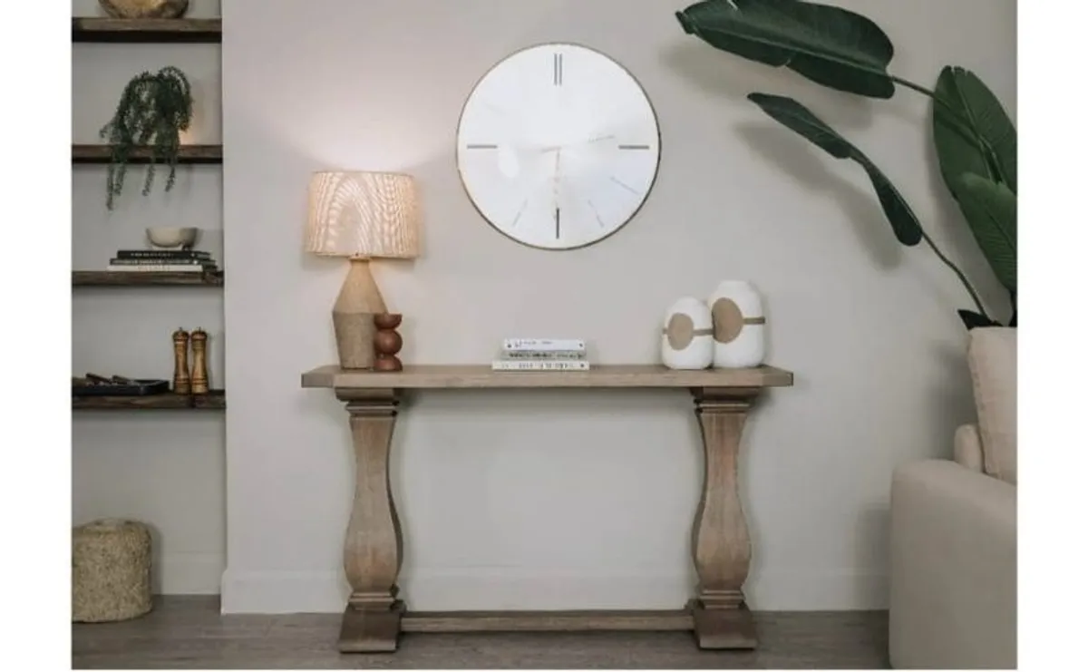 Vintage Oak Console Table - Gold Coast - Image 1