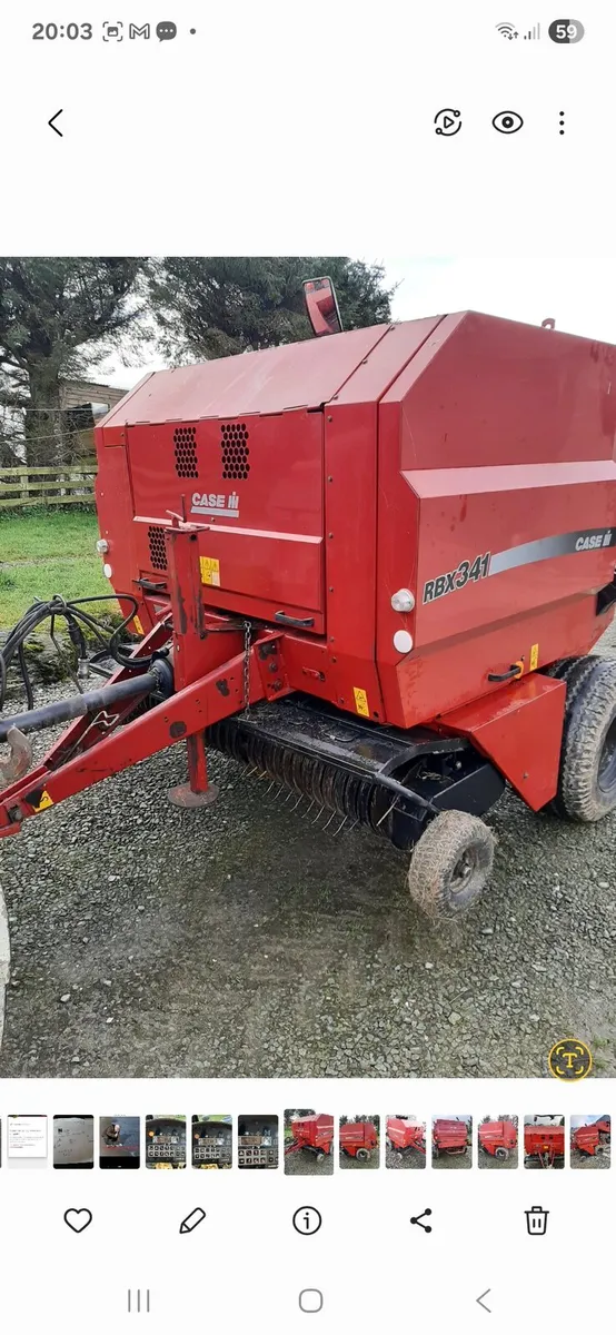 Mchale wrapper and newholland  baler - Image 2