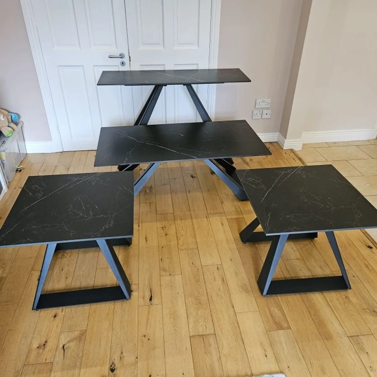 Modern stone top Console, Coffee & Lamp tables - Image 1