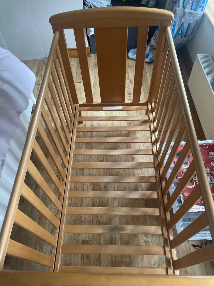 Cot x2 & changing table - Image 3