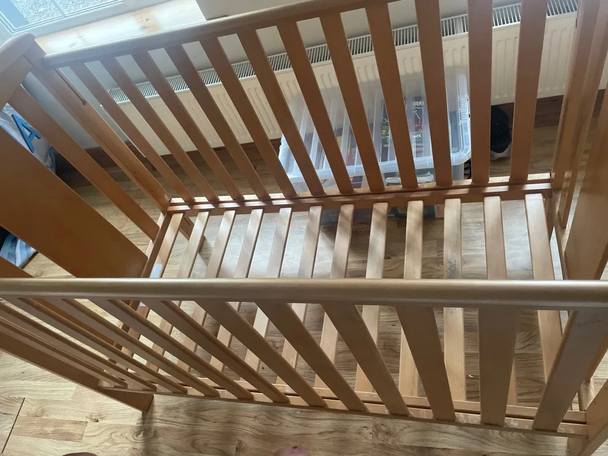 Cot x2 & changing table - Image 4