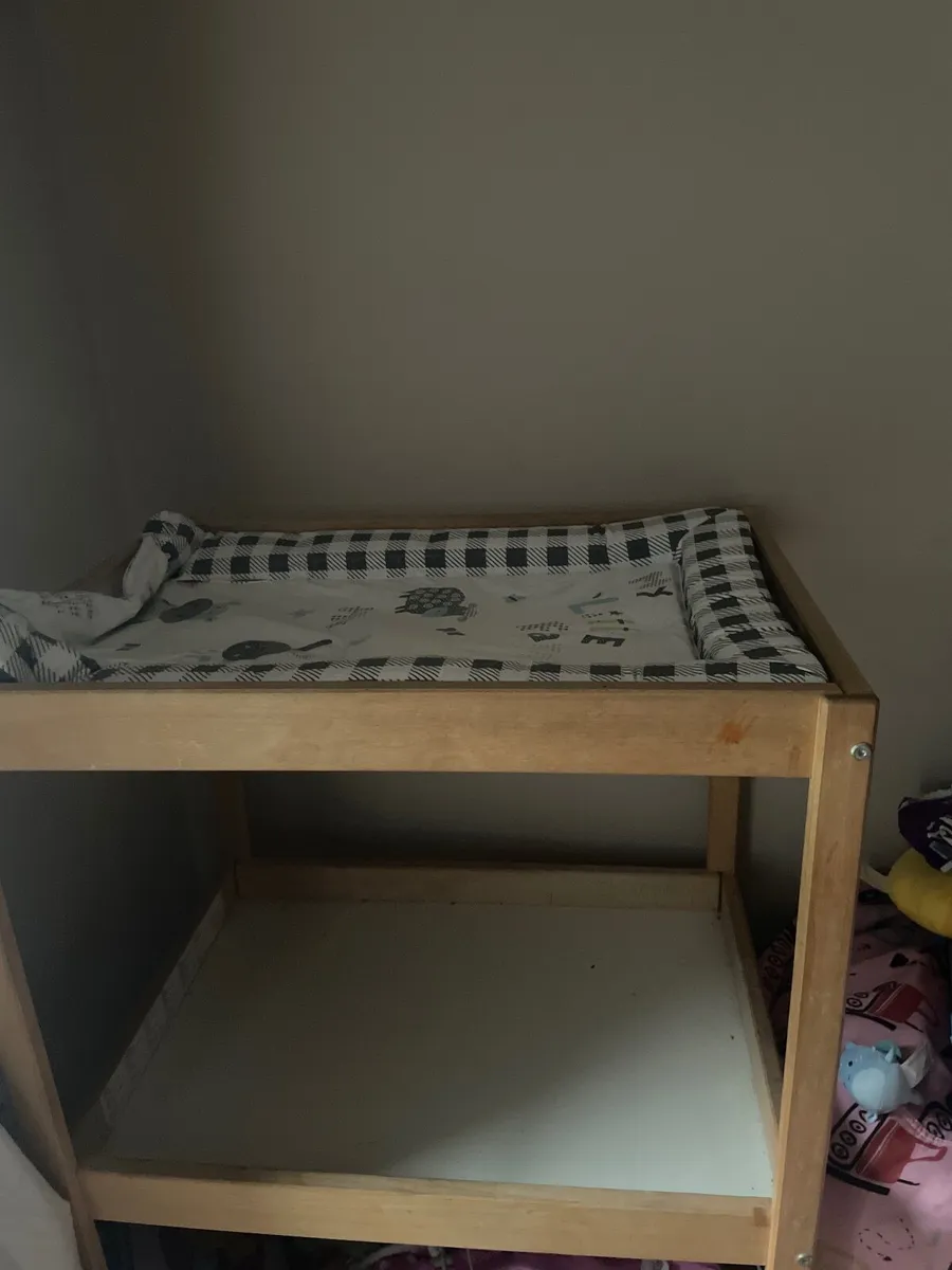 Cot x2 & changing table - Image 1